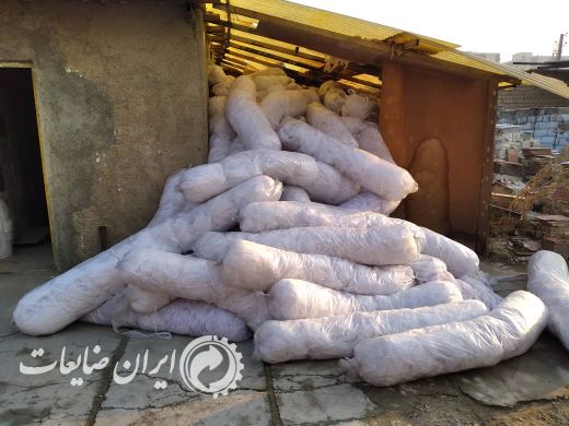 فروش ضایعات توری از جنس پلی استر
