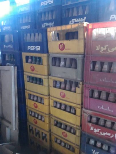 فروش جعبه نوشابه شیشه ای