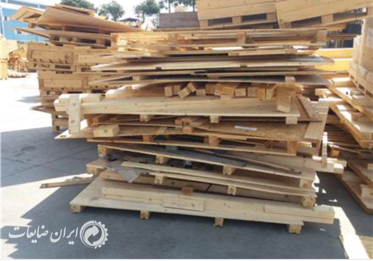 خریدار ضایعات چوب تخته پالت الوار چندلای
