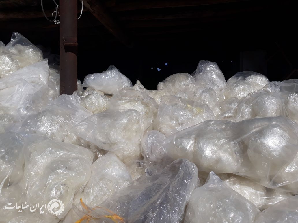 فروش ضایعات نایلون جنس پی وی سی