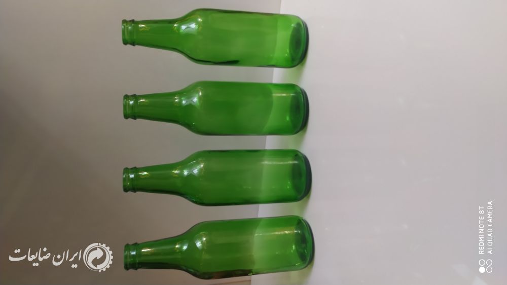 بطری شیشه سبز