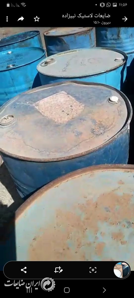 فروش ۲۵بشکه روغن ۵۰ استفاده نشده