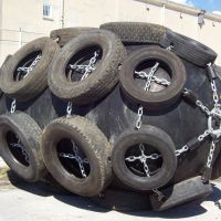 فروش لاستیک هواپیما ضربه گیر کشتی لنج