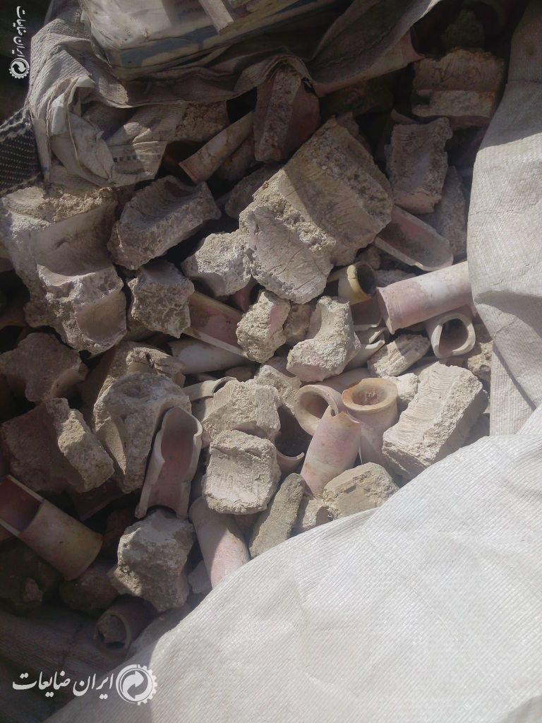 فروش کاشی مسجدی سفال سی ان سی شده پشم سننسوز