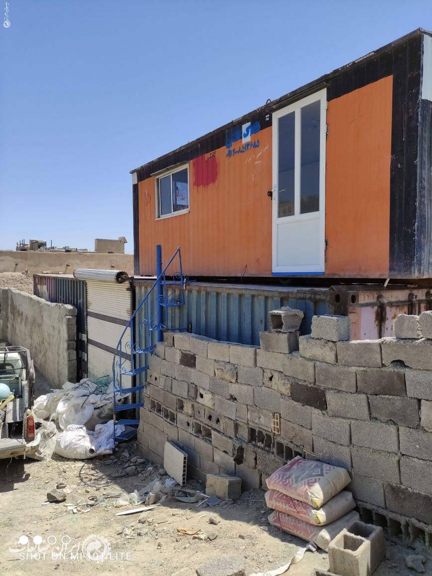 کانتینر 40 فوت کانکس 14متری جفت باهم
