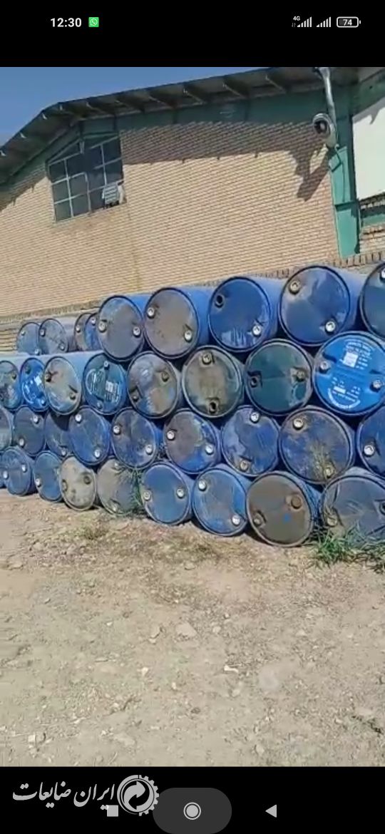 بشکه فلزی و پلاستیکی در حد نو