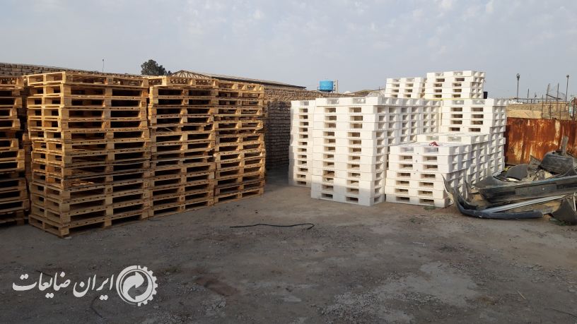 پالت پلاستیکی وچوبی نوموادکیسه وبارقلمبه