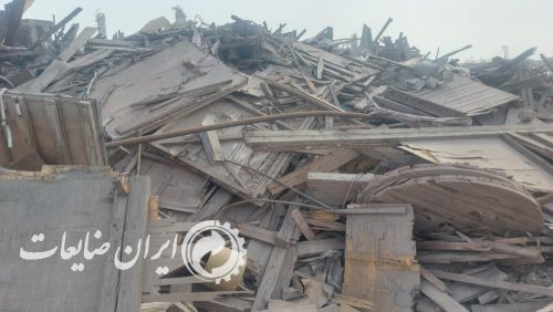 ۴۰۰تن ضایعات چوب