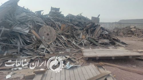 ۴۰۰تن ضایعات چوب