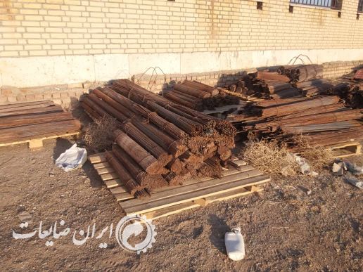 فروش 15 تن میلگرد حرارتی