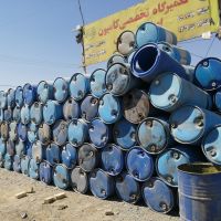 بشکه 220 لیتری پلاستیکی
