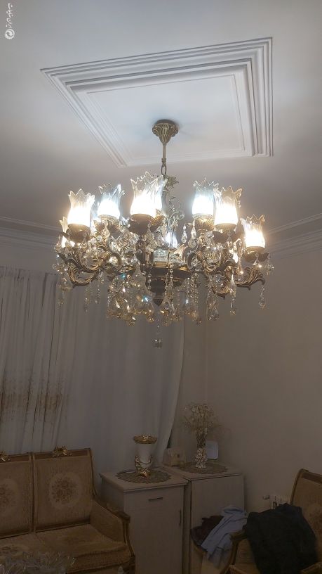 فروش دو لوستر برنجی