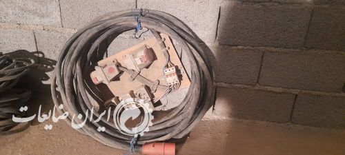 کابل مصرفی نو از آخر قرقره اضافه مانده