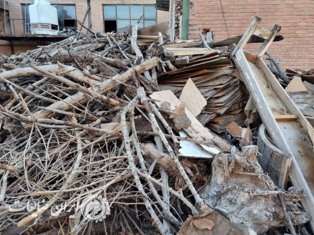 فروش ضایعات چوب جنگلی در شهرصنعتی البرز