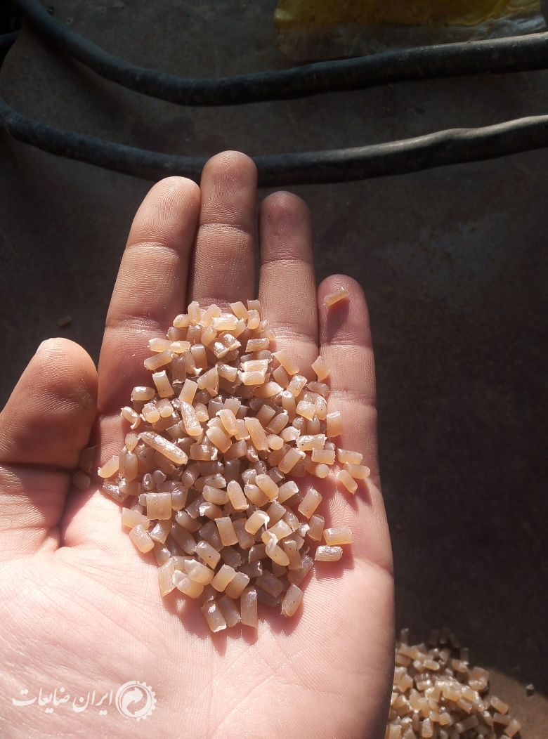 گرانول نایلون عسلی روشن توری 80 دولا دوبل