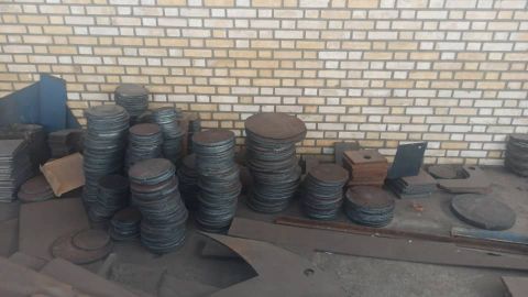 پولک فلزی بابرشcnc