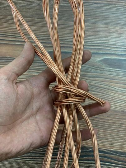 سیم مس پوست شده و سوخته