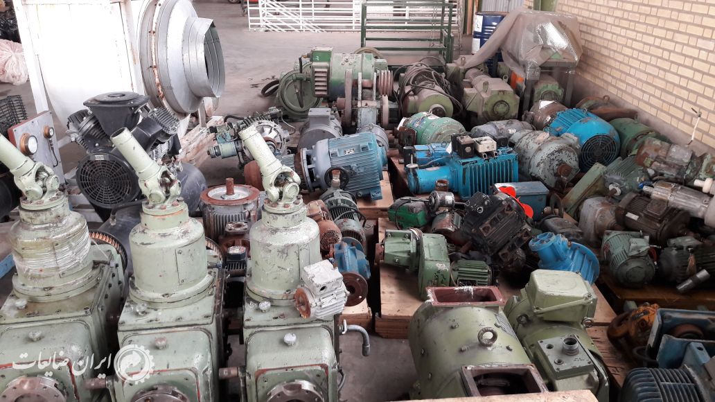 موتورهای مستعمل DC و  AC و موتور گیربکس