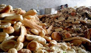 ضایعات خمیر ، بیسکوییت ، کیک ، پفک و ..