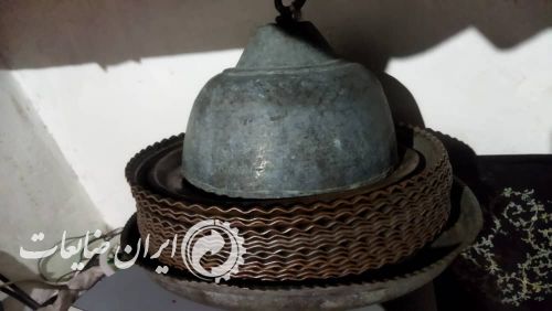150 کیلو ظروف مسی