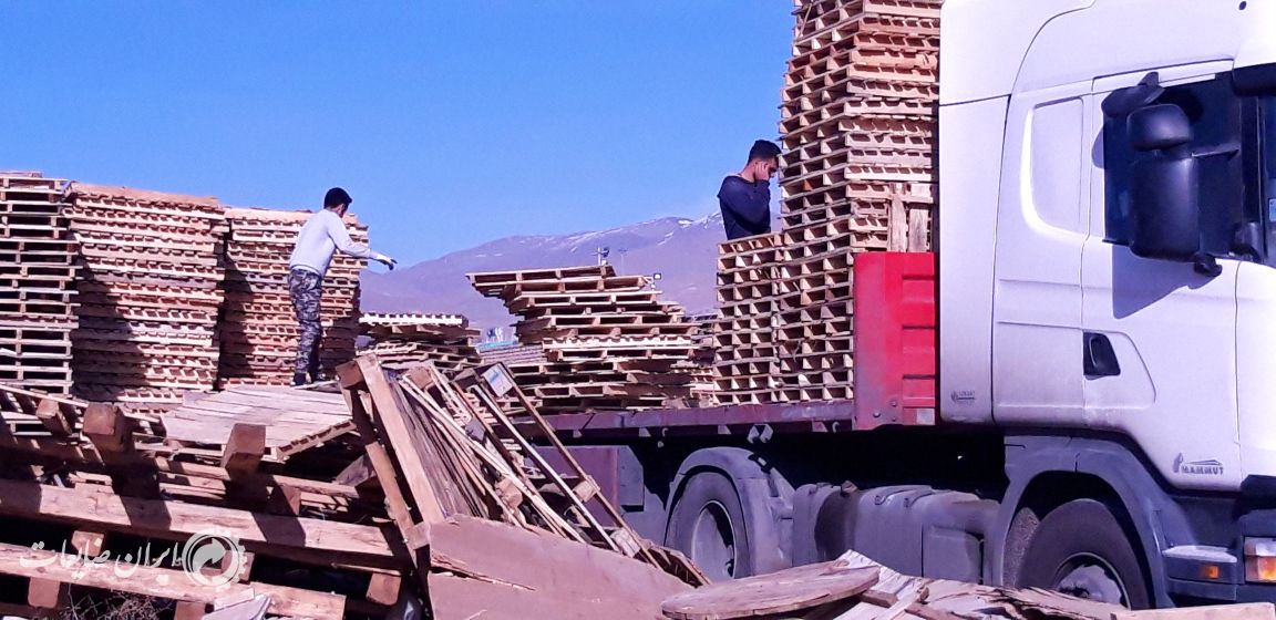 خریدپالت سالم وضایعات پالت چوبی
