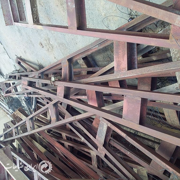 تیر آهن مخابراتی ناودانی 7متری آهن درجه