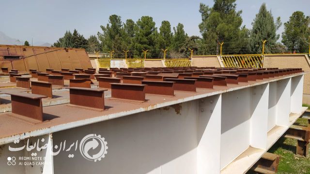 مزایده فروش قطعات پل فولادی همسطح (شاه تیری) -ورق ST52