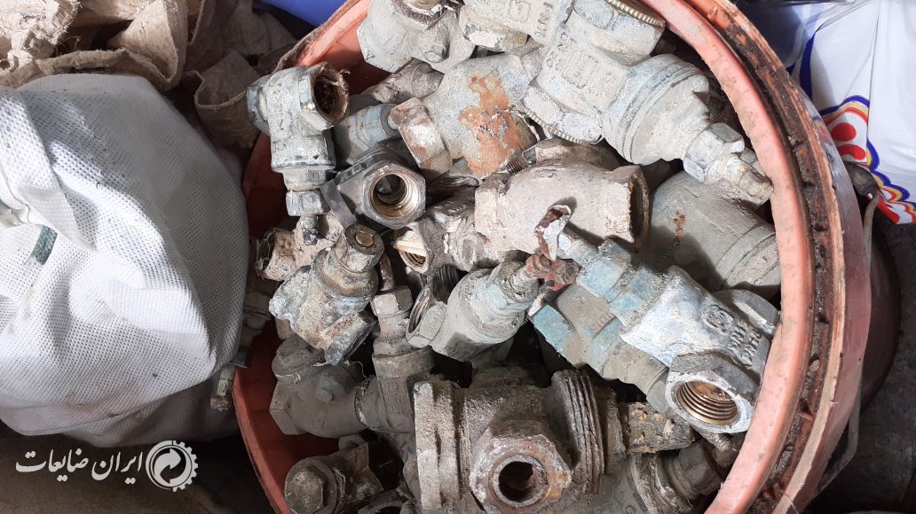 شیرالات برنجی،تمیز شده