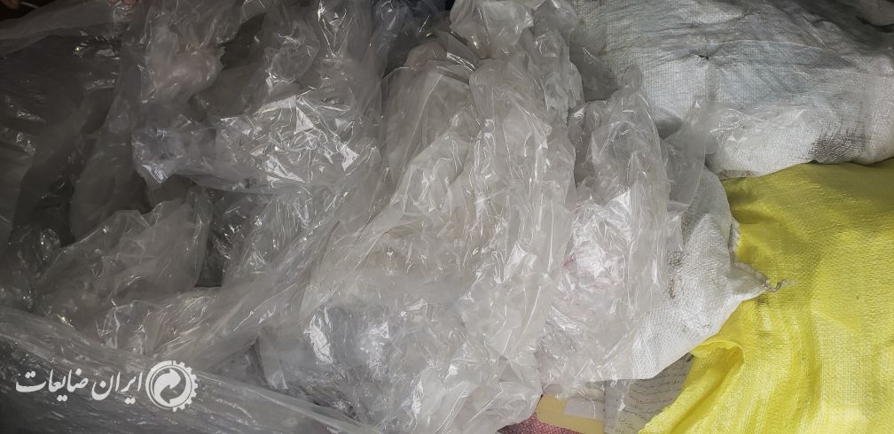 نایلون آبی رنگ سفره ایی و سفید شفاف
