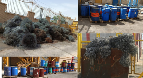 فروش سفاله سوپر آلیاژ ،آهن استیل و بشکه