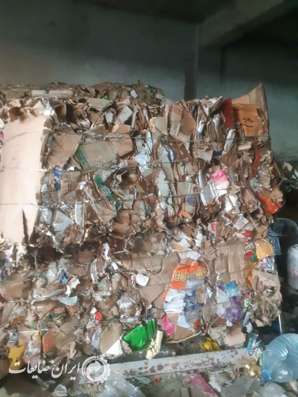 فروش ضایعات پلاستیک خرد شده و کارتن