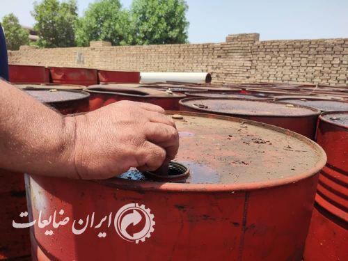 فروش 72بشکه روغن هیدورلیکی کارکرده 46 H  همراه با بشکه