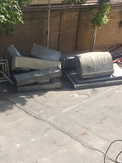 فروش ضایعات آهن، آلومینیوم، کانال کولر و...
