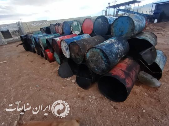 فروش بشکه اهن ضایعاتی