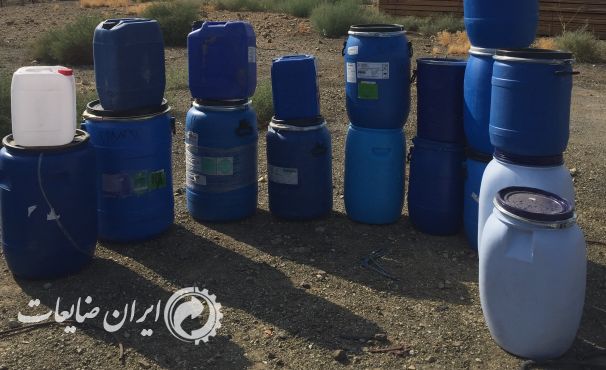 فروش بشکه گالن پلاستیکی اهنی