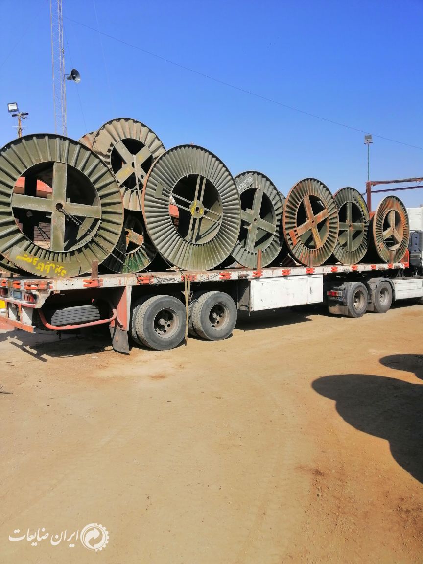 خرید انواع قرقره کابل فلزی چوبی پلاستیکی