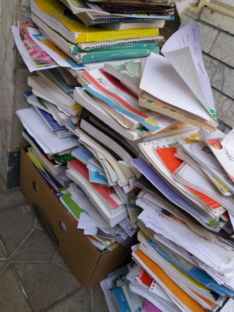 خرید انواع کاغذ باطله و کتاب در ساری