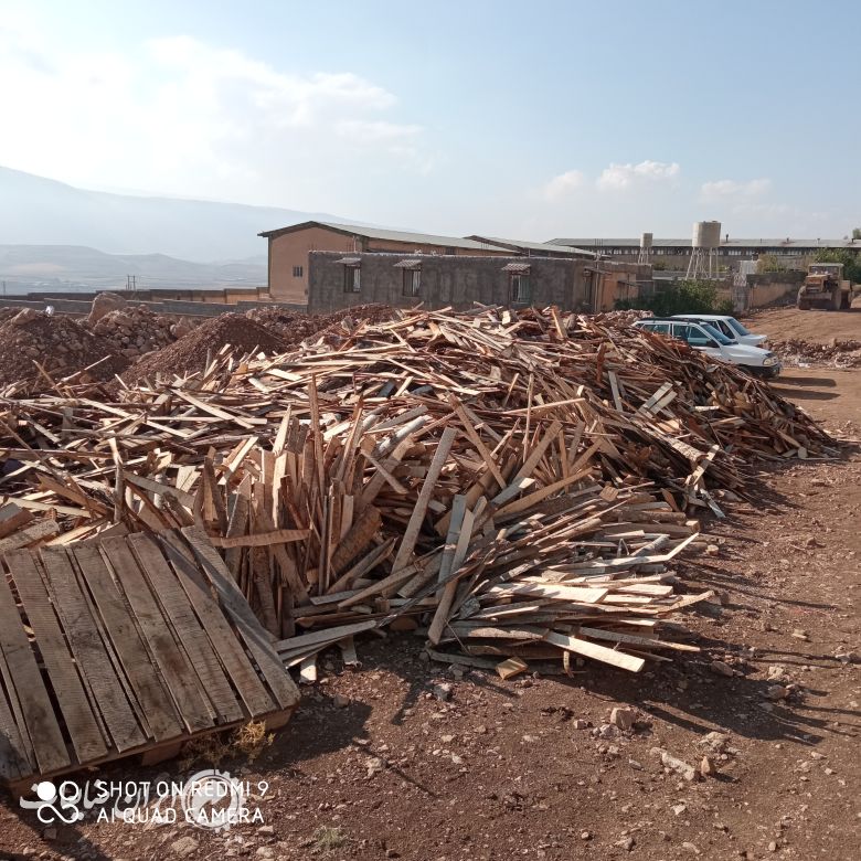 ضایعات چوب پالت و بغل اره