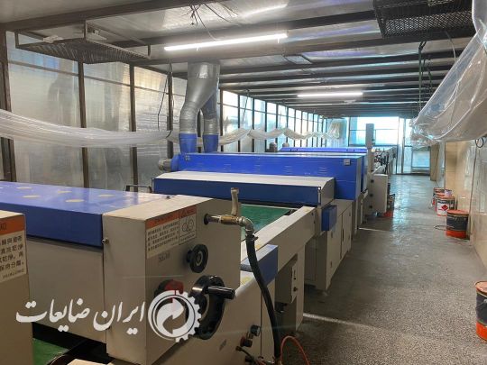 فروش ماشین آلات خط رنگ غلتکی