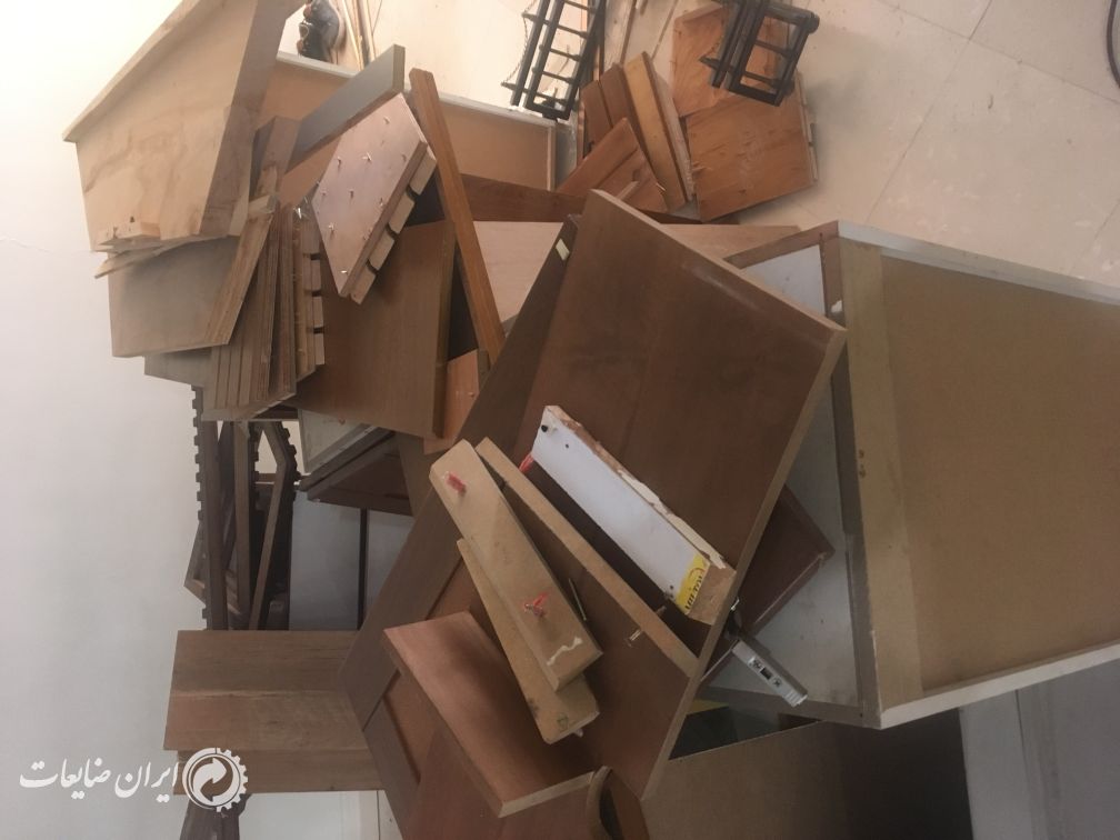 ضایعات چوب کابینت